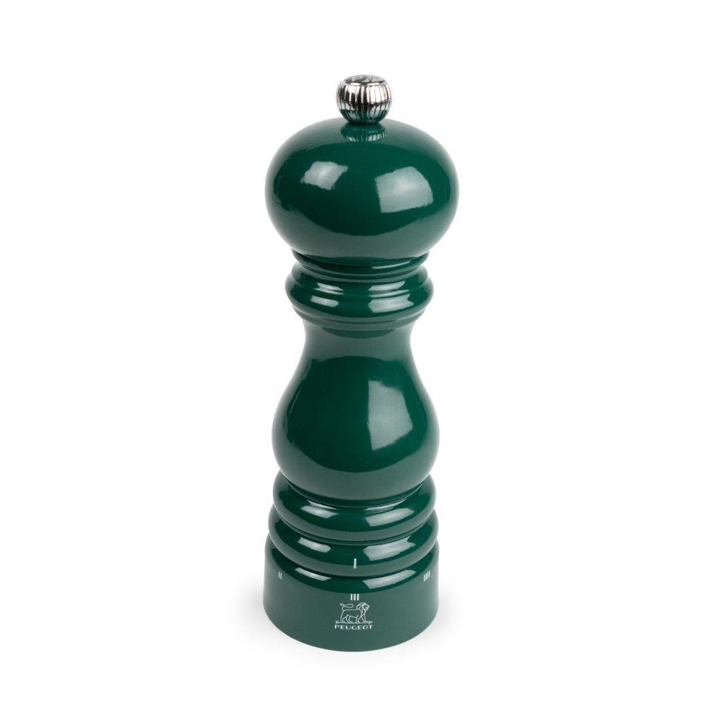 Moulin à poivre manuel u'Select Paris Rama bois laqué vert forêt 18 cm